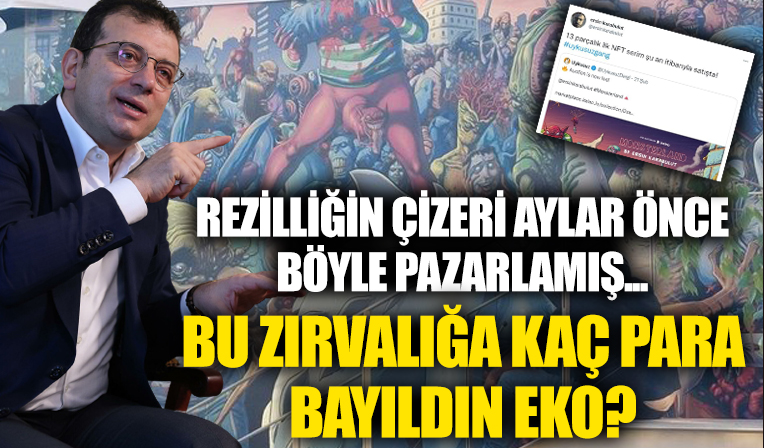 Ekrem İmamoğlu İBB'nin paralarını çarçur ediyor! İBB'nin Müze Gazhane duvarına çizdirdiği ahlak dışı karikatürün çizeri ortaya çıktı