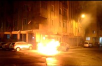 Korku Dolu Dakikalar Açiklamasi LPG'li Otomobil Alev Topuna Döndü Haberi