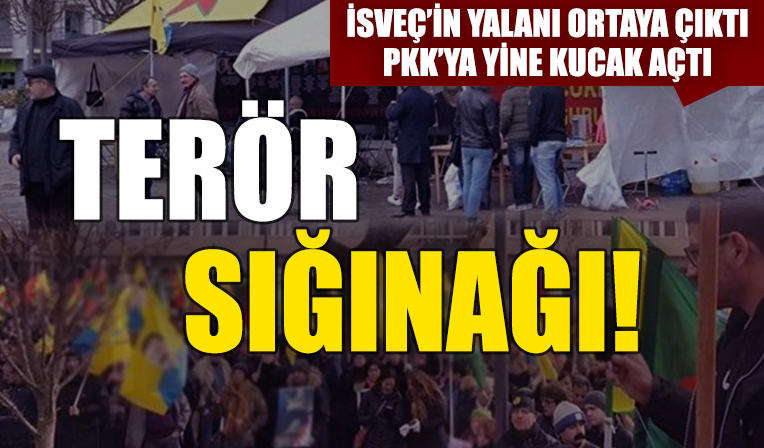 PKK yandaşı İsveç'in yalanı ortaya çıktı!