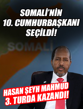 Somali'nin yeni Cumhurbaşkanı Hasan Şeyh Mahmud oldu!