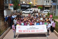 Silopi'de Ögrenciler Aile Haftasi'nda Yürüyüs Yapti