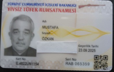 Yivsiz Tüfek Ruhsatnameleri Degisiyor