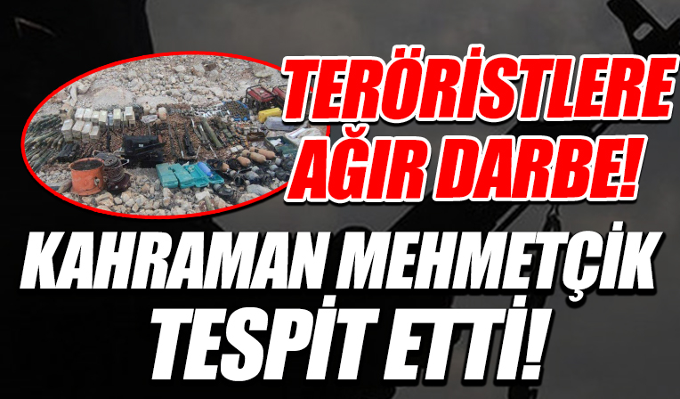 MSB duyurdu: Teröristlere ağır darbe! Kahraman Mehmetçik tespit etti!