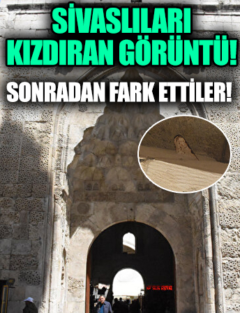 Sivaslıları kızdıran görüntü! Sonradan fark ettiler!