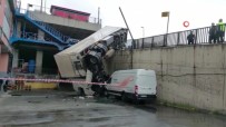 Tir Bir Isyerinin Bahçesine Uçtu Açiklamasi Faciadan Dönülen Kaza Kamerada