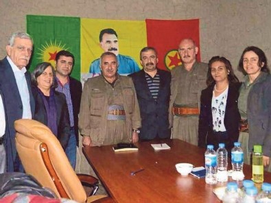 TSK vurdu onlar PKK'ya koştu! HDP'den 3 yılda 100 ziyaret!