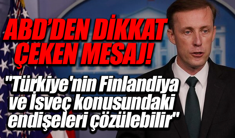 ABD'den 'Türkiye'nin Finlandiya ve İsveç konusundaki endişeleri çözülebilir' mesajı