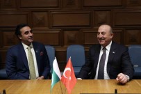 Disisleri Bakani Çavusoglu, Pakistanli Mevkidasi Zardari Ile Görüstü