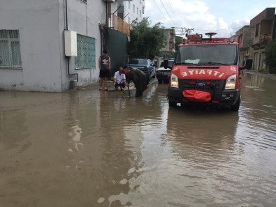 Osmaniye'de Saganak Ve Dolu Yagisi