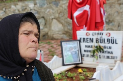 Şehit Eren Bülbül'ün annesinden İmamoğlu'nun paylaşımına tepki: Demek ki benim evladıma üzülmedi.