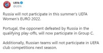 UEFA, Rusya'ya Yaptirim Kararini Bir Yil Daha Uzatti