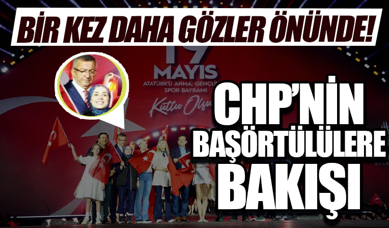 CHP'li Engin Altay'ın başörtülü parti üyesine bakışı