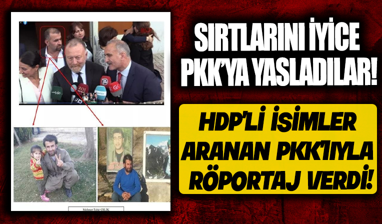 HDP'li Feleknaz Uca ve Sezai Temelli aranan PKK'lı terörist Tahir Çelik ile birlikte röportaj verdi!