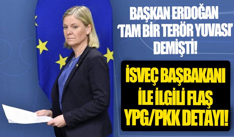 İsveç Başbakanı Magdalena Andersson'u koltuğa oturtan YPG/PKK detayı! 'İlişkileri geliştirme' taahhüdü