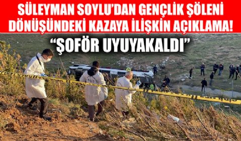 Süleyman Soylu'dan Niğde'deki kazaya ilişkin açıklama... 3 kişi ölmüş 41 kişi yaralanmıştı!