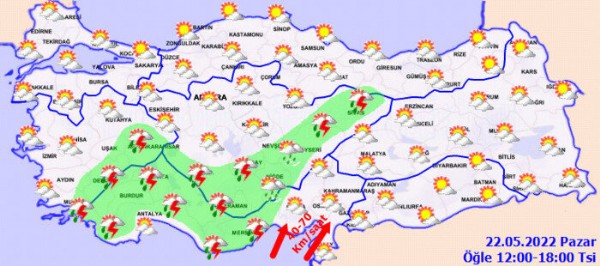 Meteorolojiden 17 ile yağış uyarısı: Öğle saatlerine dikkat