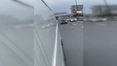 E-5'Teki Dügün Konvoyunda Havaya Ates Açan Magandalar Kamerada