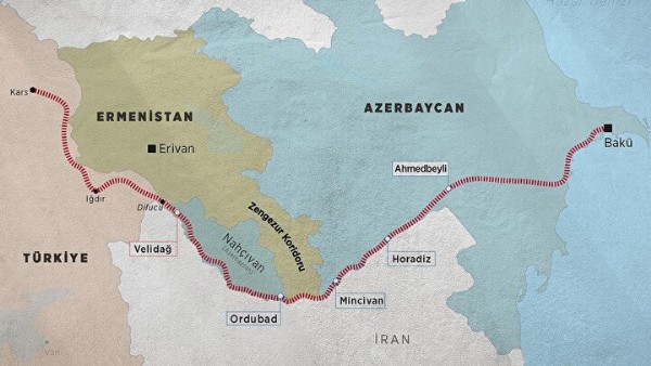 Aliyev Başkan Erdoğan'ı arayıp müjdeyi verdi! Türkiye'de dört ili ihya edecek koridor açılıyor!