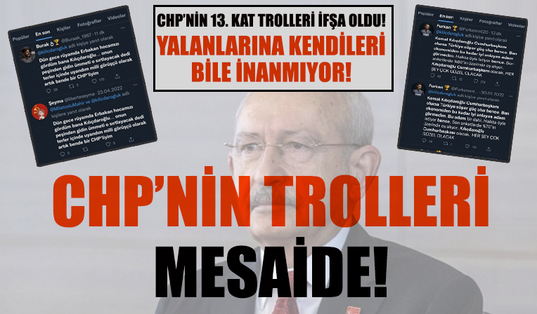 CHP'nin trolleri ifşa oldu!