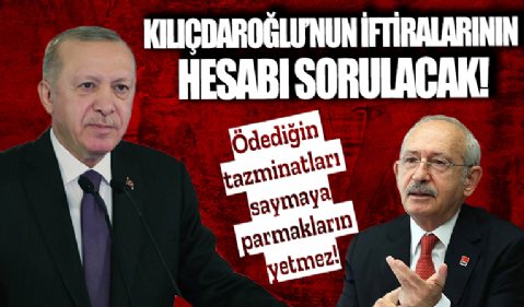 Cumhurbaşkanı Erdoğan'ın avukatı: Kılıçdaroğlu aleyhine yasal yollara başvuracağız
