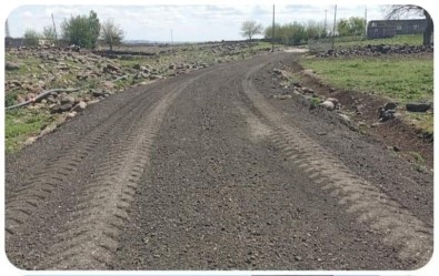 Kirsalda Yeni Yol Hizmetleri Devam Ediyor