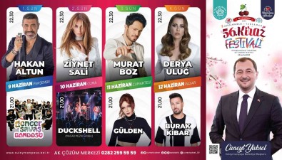 56. Kiraz Festivali Programi Belli Oldu