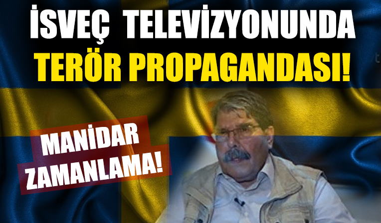 İsveç televizyonu YPG/PKK'nın ele başıyla röportaj yaptı!