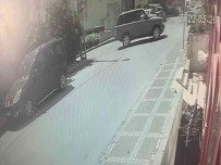 Ümraniye'de Lüks Cipin Bina Bosluguna Düstügü Anlar Kamerada