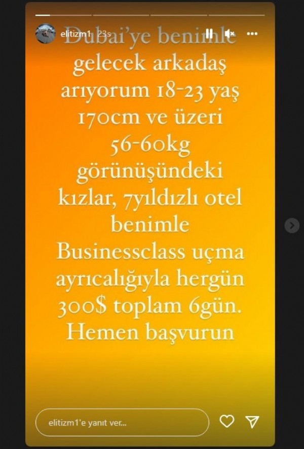 Bahar Candan Dubai tatili için arkadaş arıyor! Günde 300 dolar verecek!
