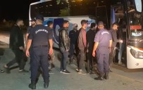 Alanya'da Yakalanan 36 Kaçak Göçmen Il Göç Idaresi Müdürlügüne Gönderildi