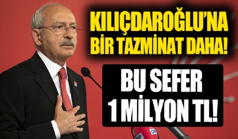 Başkan Erdoğan'dan Kılıçdaroğlu'na 1 milyon TL'lik dava!