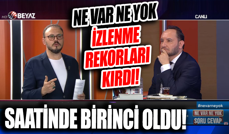 Beyaz TV'nin sevilen programı Ne Var Ne Yok izlenme rekorları kırdı!