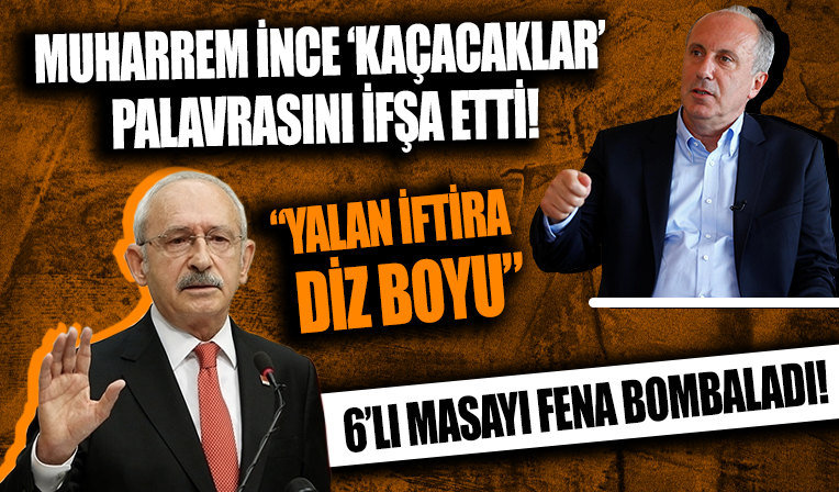 Muharrem İnce'den Kılıçdaroğlu'na tepki! 'Yalan iftira diz boyu'