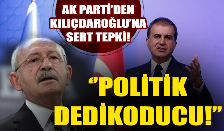 AK Parti Sözcüsü Ömer Çelik. Sistematik yalan üretiyorlar!