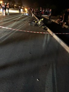 Otomobil Ile Çarpisan Motosiklet Sürücüsü Hayatini Kaybetti
