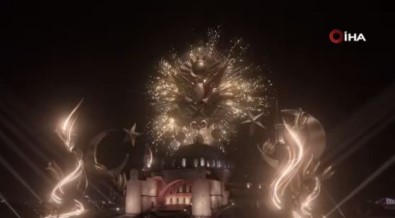 Ayasofya'da Istanbul'un Fethine Özel Gösteri Düzenlendi