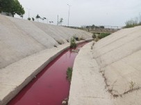 CHP'li Çerkezköy Belediyesi'nde skandal! Kanal suyu kırmızı akıyor!