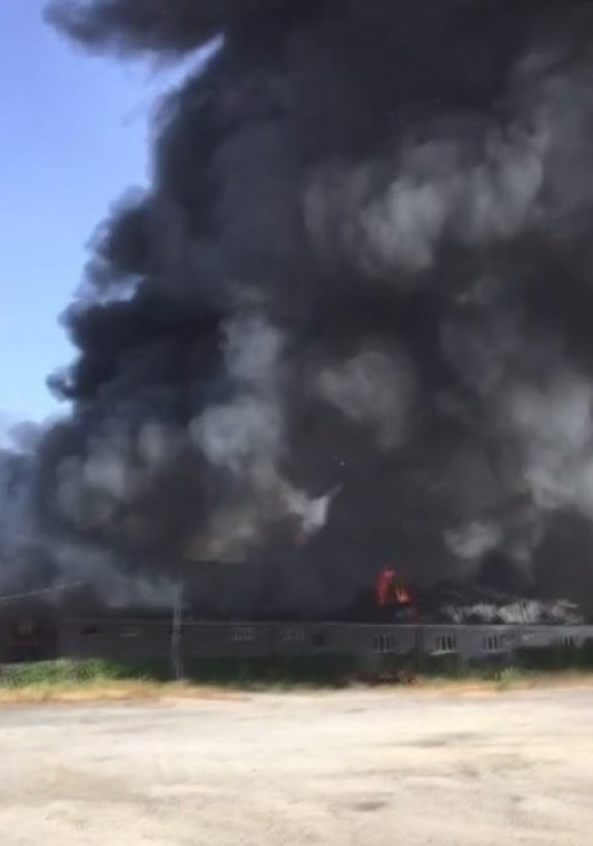 Kocaeli'de fabrika yangını!