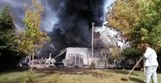 Kocaeli'de fabrika yangını!