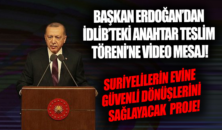 Başkan Erdoğan duyurdu: 1 Milyon Suriyeli için dönüş planı hazır