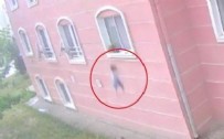 3 yaşındaki çocuk 5. kattan düştü! O anlar dehşete düşürdü