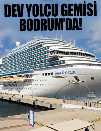 Bodrum’a tarihinin en büyük yolcu gemisi geldi: İki binden fazla odası var