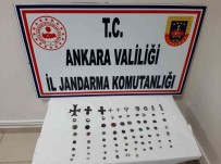 Baskentte Jandarma Degeri 85 Bin TL Olan Tarihi Eserleri Ele Geçirdi