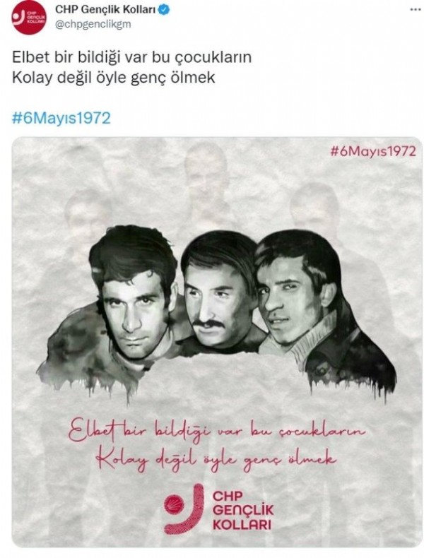 Deniz Gezmiş ile arkadaşlarını ipe götüren CHP tayfası ve Kılıçdaroğlu'ndan büyük iki yüzlülük!