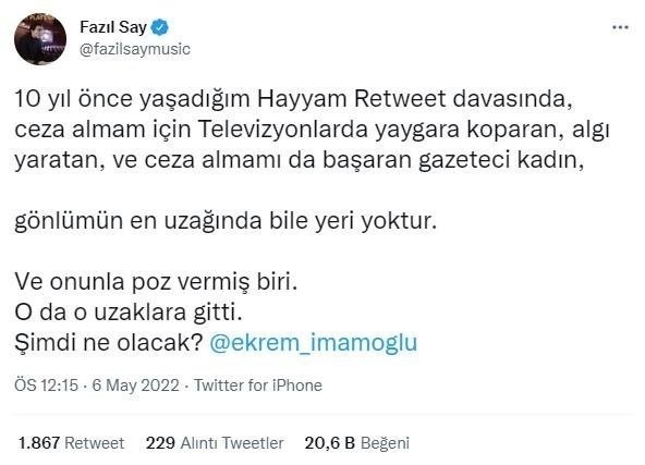 Ekrem İmamoğlu'ndan kendisini 'Nagehan Alçı' üzerinden eleştirilenlere zehir zemberek sözler!