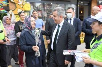 Adana'da Yayalar Için 5 Adimda Güvenli Trafik' Sloganiyla Uygulama Gerçeklestirildi Haberi