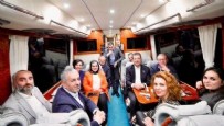 TELE 1 muhabirinden İmamoğlu'na tepki! Nagehan Alçı'ya VIP minibüs bize yarım otobüs...