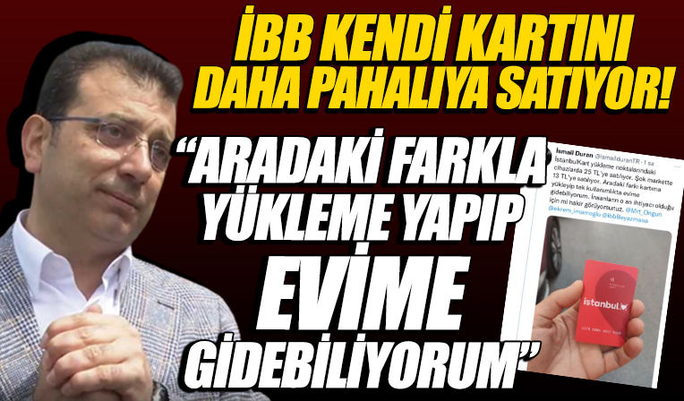 Vatandaştan İmamoğlu'na İstanbulkart tepkisi!