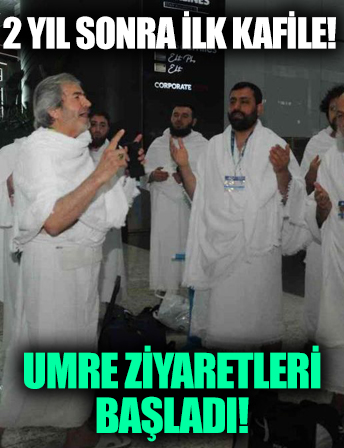 2 yıl aradan sonra Umre ziyaretleri başladı! İlk kafile kutsal topraklara yola çıktı!
