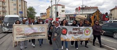 Tomarza'da Çölyak Için Farkindalik Yürüyüsü Düzenlendi